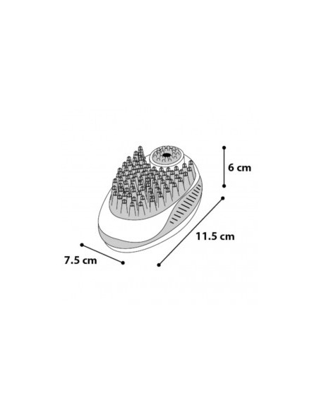 Четка за масаж и почистване 2в1 Flamingo Clean and massage brush за куче