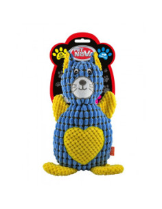 Плюшена синя котка със звук PET NOVA