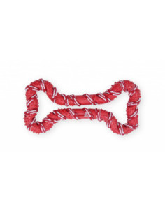 Кучешка играчка PET NOVA кокал от гума и въже 20 см. с аромат на мента