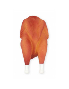 Винилова кучешка играчка PET NOVA печено пиле със звук 19см.