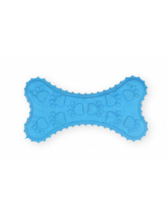 Дентална, гумена играчка за кучета PET NOVA кокал с аромат на телешко 10.5 см.