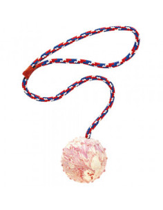 Играчка за куче въже с топка