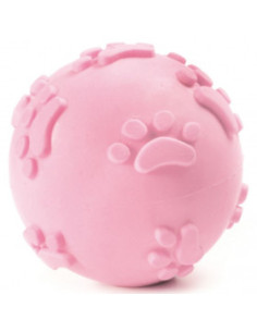 Гумена топка със звук Record 6 см