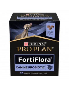 Дъвчащи таблетки Purina Pro Plan Veterinary Diets Canine Fortiflora - Пробиотик за Кучета, при стомашни разтройства и дисбала