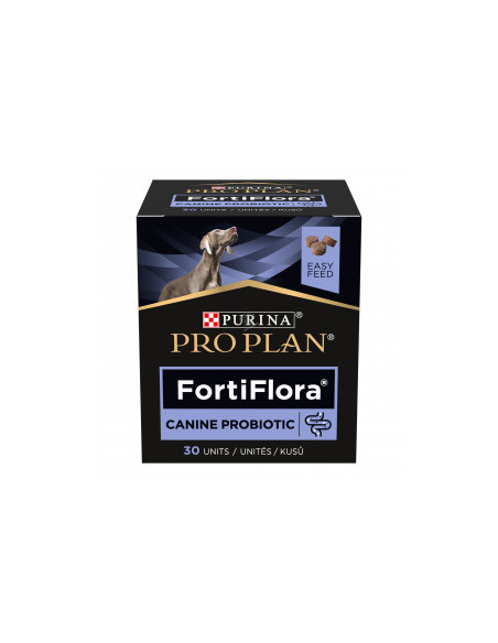 Дъвчащи таблетки Purina Pro Plan Veterinary Diets Canine Fortiflora - Пробиотик за Кучета, при стомашни разтройства и дисбала