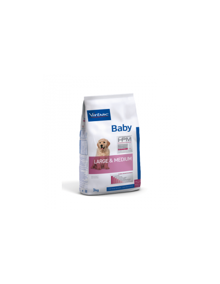 Virbac Baby Dog Large - Medium - пълноценна храна за кученца средни породи и едри породи