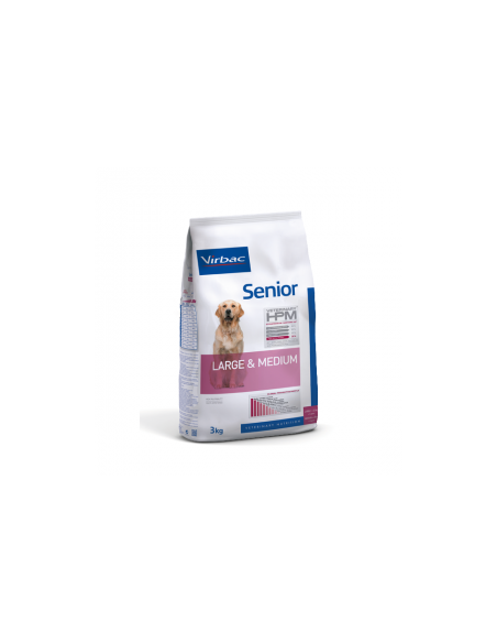 Virbac Senior Dog Large - Medium - пълноценна храна за кучета средни породи над 8 години и големи породи над 6 години