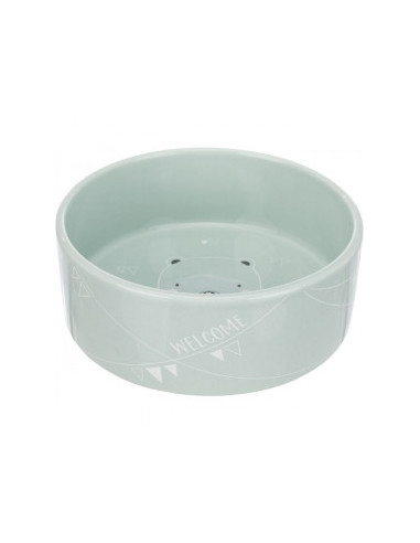 Керамична купичка за подрастващи кученца Trixie Junior Ceramic Bowl в пастелни цветове