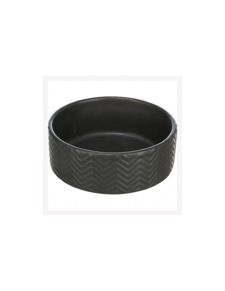 Керамична купа с релефен дизайн Trixie Ceramic Bowl в черен цвят