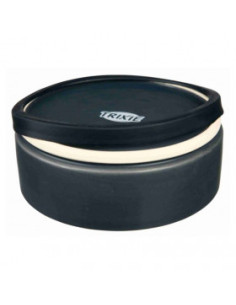 Карамична купа Trixie Ceramic Bowl "Jimmy" с изчистен дизайн и гумена основа