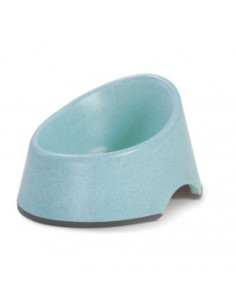 Бамбукова купа с наклонена форма Record Bamboo sloping dog bowl подходяща за кучета с дълга муцуна