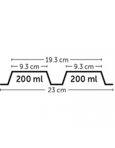 Двойна купа за кучета - Flamingo DUPLEX MUK 2 x 200 ml