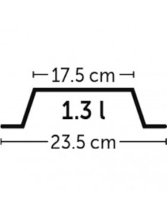Купа за храна или вода за кучета - Flamingo MUK 1300 ml