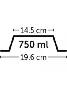 Купа за храна или вода за куче - Flamingo MUK 750 ml