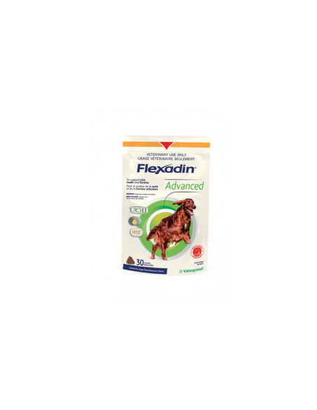 Flexadin Advanced - дъвчащи таблетки за куче - 30 бр. таблетки с доказано действие при кучета с остеоартрит, подпомага ставит