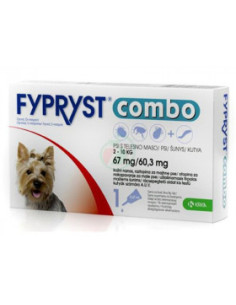 Fypryst combo 2 до 10 кг.- обезпаразитяващи пипети за кучета