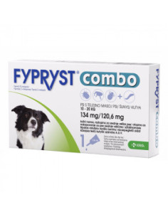 Fypryst Combo 134 mg. - пипети за обезпаразитяване на кучета с тегло от 10 до 20 кг.