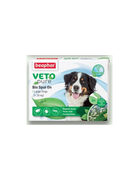 Противопаразитни капки Beaphar Veto Pure Spot On за кучета от едри породи