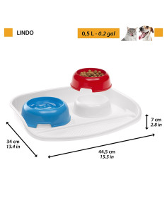 Ferplast Lindo комплект купи за хранене с поставка