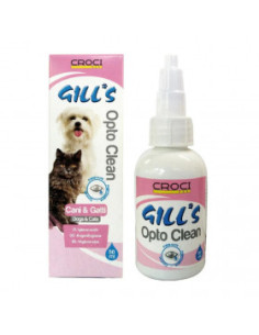 Разтвор за почистване на петна в зоната около очите Croci Gills Opto Clean Eyes for Pets за кучета и котки