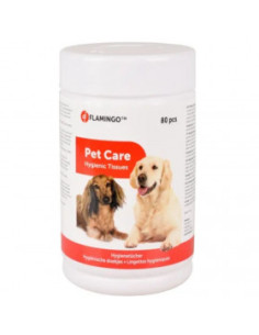 Мокри кърпи Flamingo 80бр - за очи, уши и муцуна