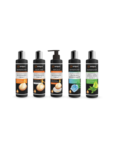 anipro Lux шампоан за куче, копринен ефект 200 мл