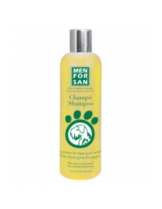 MEN FOR SAN Wheat Germ Shampoo For Puppies - шампоан за порастващи кученца с пшеничен зародиш