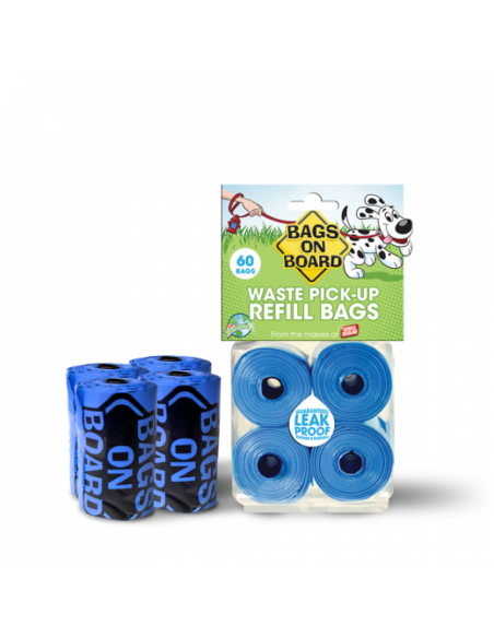 Bags on Board резервни торбички - 4 ролки х 15 броя /сини/ на блистер