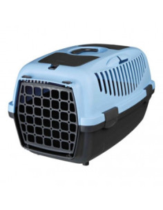 Транспортна клетка Trixie Capri 3 Transport box подходяща за котки и кучета до 12 кг. в син цвят