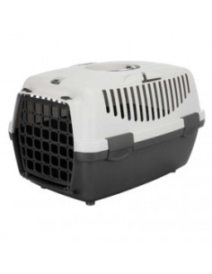 Транспортна клетка Trixie Capri 1 Transport box подходяща за котки и малки породи кучета до 6 кг в сив цвят