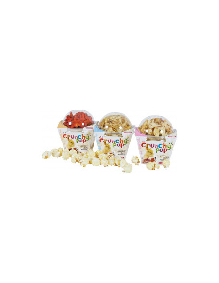 209262 CRUNCHY POP APPLE 33gr - хрупкав снакс за гризачи с ябълки Zolux