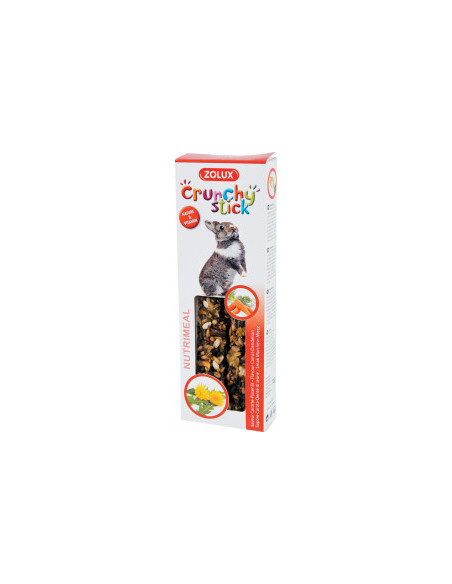 Крекери Crunchy Sticks Zolux - лакомство за зайци с моркови, 115гр.
