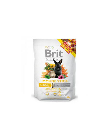 Brit Animals IMMUNE STICK for RODENTS - Супер премиум допълваща храна за гризачи 80 гр.