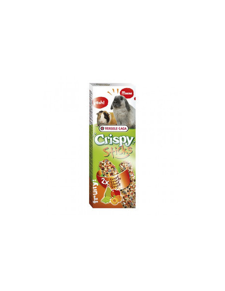 Versele Laga Crispy Sticks for Rabbits and Guinea Pigs лакомство за зайци и морски свинчета с плодове 2х55гр.
