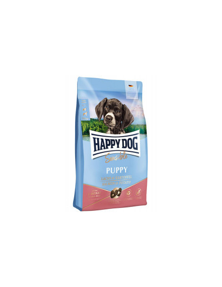 Суха храна за кученца след навършване на 4 седмици от всички породи Happy Dog Baby Grain Free Sensitive без зърнени съставки