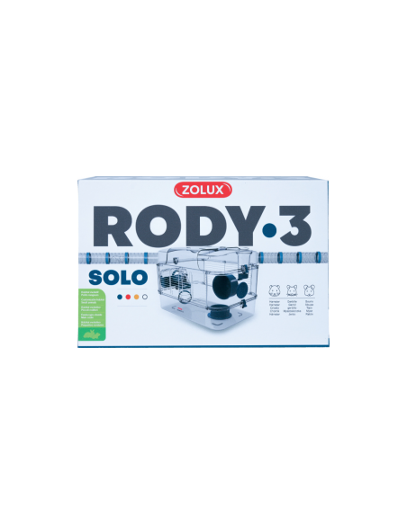 Zolux - клетка за дребни гризачи SOLO BLEU 28см х 41см х 27см