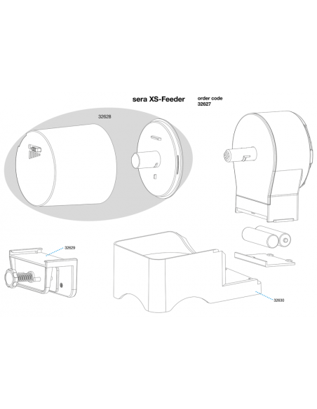 sera XS-Feeder Holder Clamp - резервна скоба