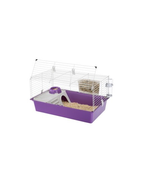 Оборудвана клетка за зайци RABBIT 80 CAVIE 79х49х43,5 см.