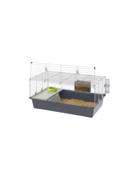 Оборудвана клетка за зайци 100 RABBIT 95х57х46 см.