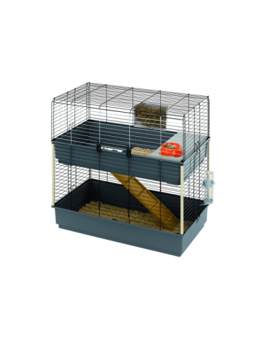 Оборудвана клетка за зайци RABBIT 100 DOUBLE К 99х51,5х97,5 см.
