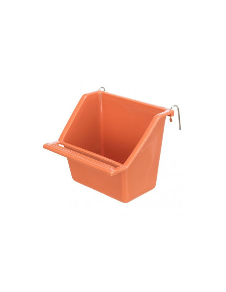 Пластмасова хранилка за птици Trixie Hanging Bowls with Wire Holder в различни цветове