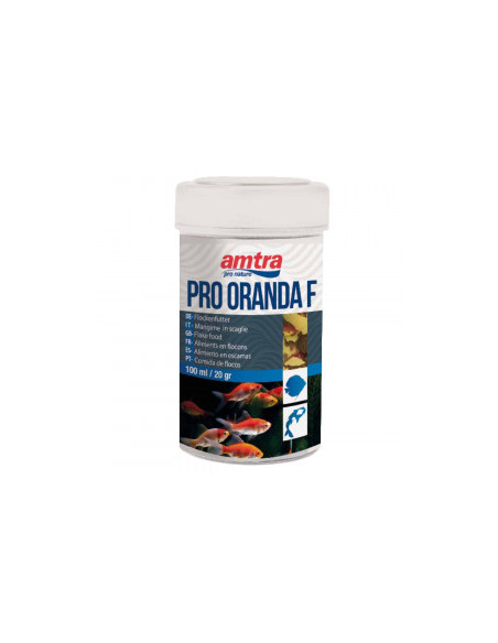 Храна за риби, под формата на люспи AMTRA PRO ORANDA FLAKE за червени и сродни риби