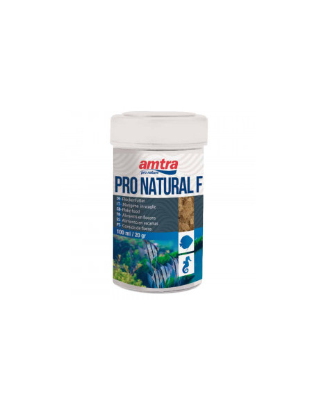 Храна на люспи AMTRA PRO NATURAL FLAKE 100- натурална, подходяща за аквариумни риби