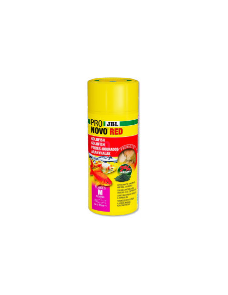 JBL PRONOVO RED FLAKES M 250ml - Осн.храна люспи, разм. М, за златни рибки 8 - 20 см