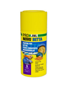 JBL PRONOVO BETTA FLAKES S 100ml - Осн. храна за рибки, люспи с размер S за бойни риби с размер 3-10 см