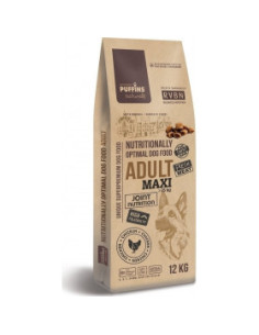 Супер премиум храна Puffins Adult Maxi - за кучета от големите породи, със 76- прясно месо годно за човешка консумация