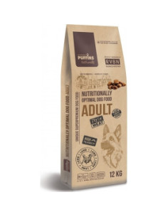 Супер премиум храна Puffins Adult Lamb-Rice - за пораснали кучета от всички породи, със 76- прясно месо годно за човешка конс