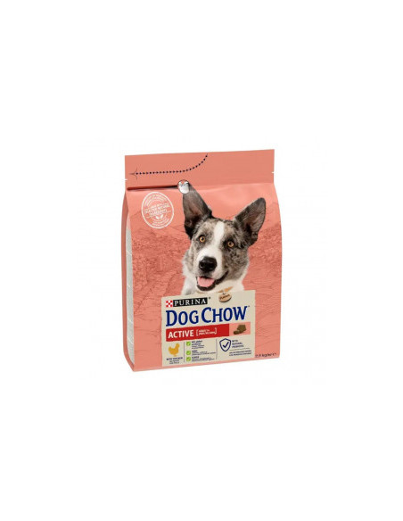 Пълноценна суха храна Purina Dog Chow Active за активни кучета в зряла възраст, с Пилешко месо