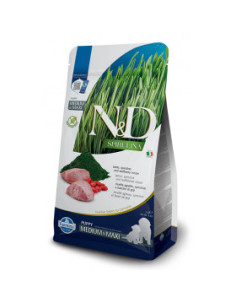 N-D SPIRULINA DOG LAMB - WOLFBERRY PUPPY MEDIUM - MAXI - пълноценна храна със спирулина за подрастващи кученца от средните и