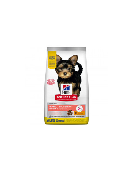 Hills Science Plan Perfect Digestion Small-Mini Puppy – пълноценна суха храна за отлично храносмилане за кученца до 1 година 